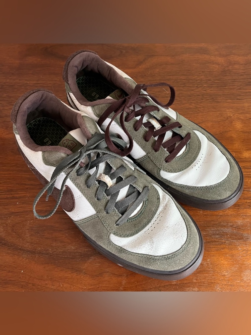 NIKE 6.0 Men's Size 11.5 Mavrk Low Green/Brown Skate Shoes